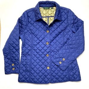C. WONDER Blue Quilted Barn Jacket